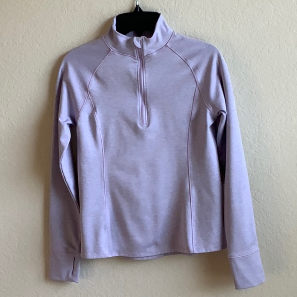 DSG Girl’s Lavender Quarter-Zip Sweatshirt Size Large (14)